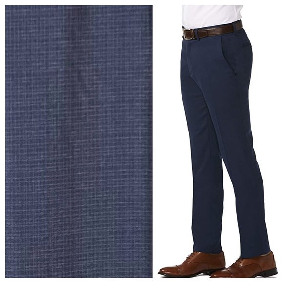 New Kenneth Cole Reaction 40 x 32 Pants Suit Dress Blue 42W x 32L Techni Cole - Picture 1 of 4